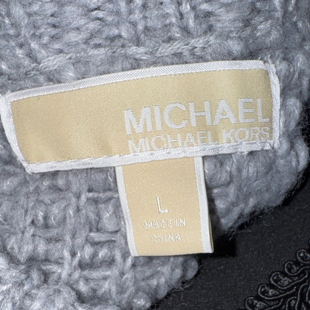 Michael Kors Textured Gray Sweater - Picture 3 of 6